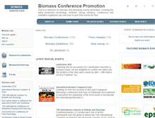 Tablet Screenshot of biomass-events.com